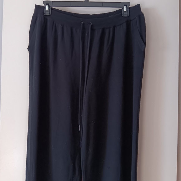 New JOHNSTONS OF ELGIN 100% Cashmere Wide Leg Lounge Pants Tall XL - Picture 2 of 4